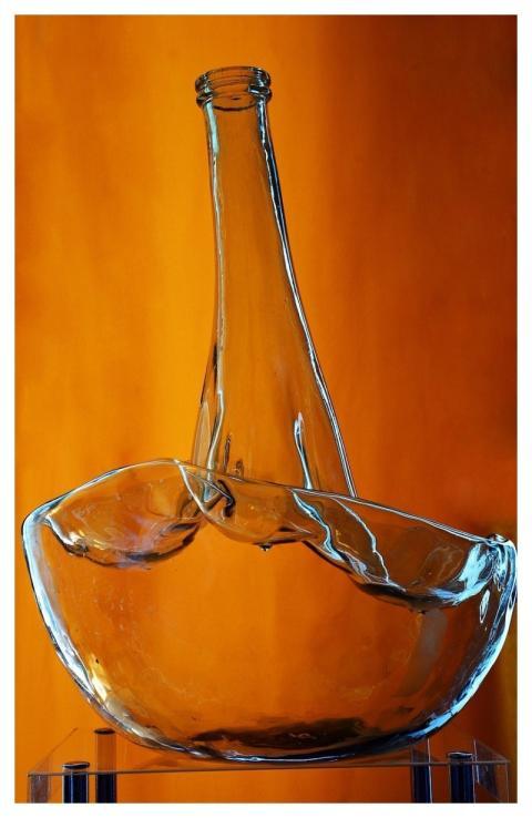 Glass Art Glass Bottle Art