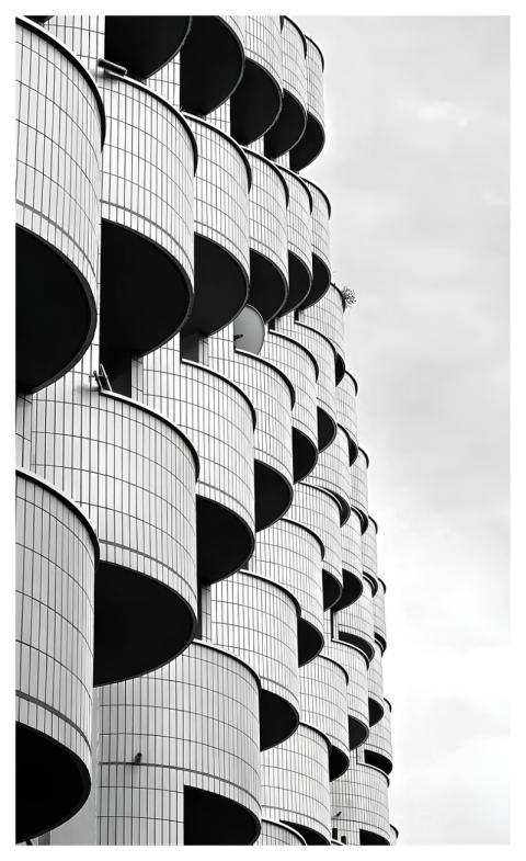 Modern Architecture Facade Balconies