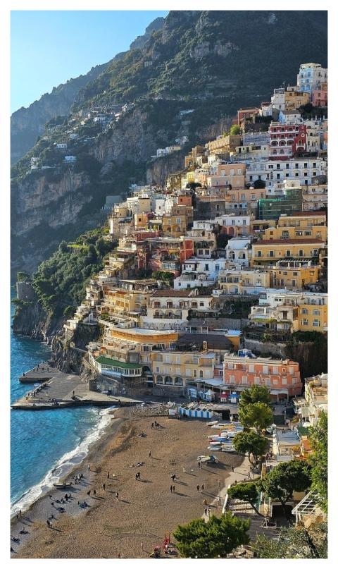 Mountain Coast Mediteranean Architecture