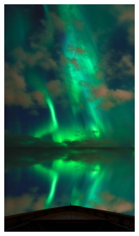 Sky Beautiful Wallpaper Northern Lights Lock Scree