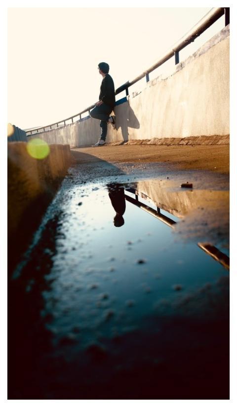 Alone Nature Iceberg Man