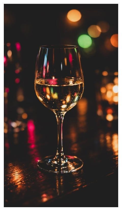 White Wine Glass Bar Lighting