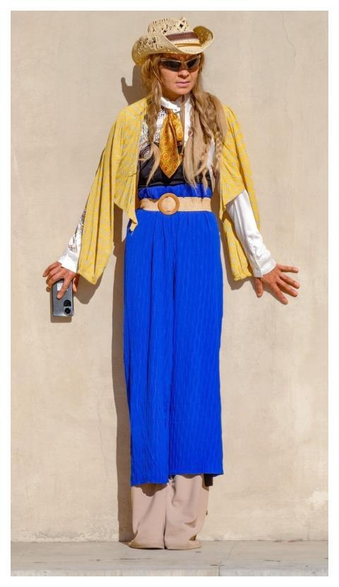 Woman Blonde Fashion Hat