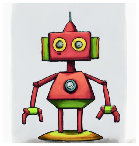 Ai-Generated Robot Android Computer