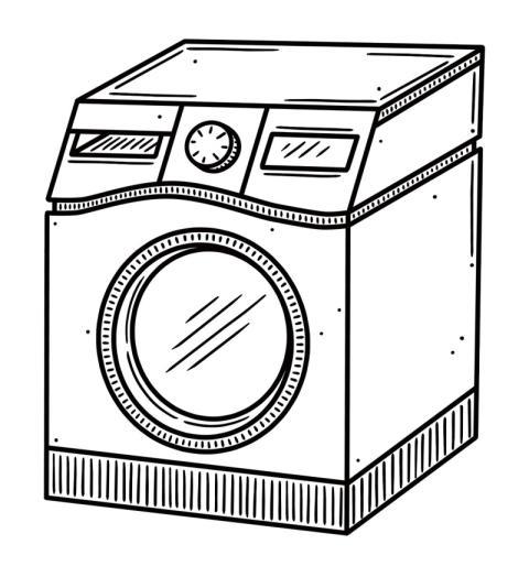 Washing Machine Appliance Home Laundry