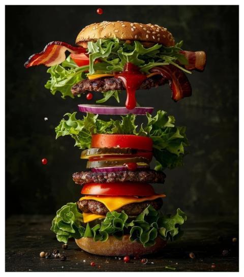 Burger Hamburger Cheeseburger Meal