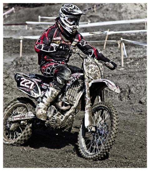 Moto Motocros Jump Sport