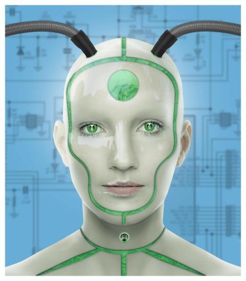 Cyborg Woman Futuristic Cyber