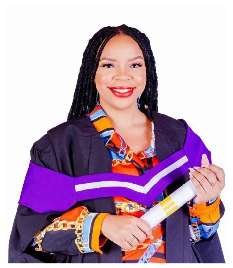 Graduate Student Woman Portrait