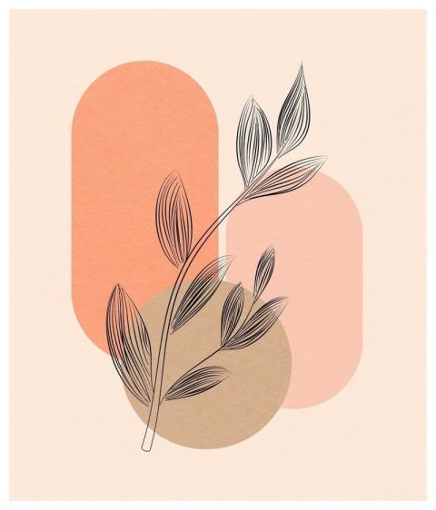 Boho Background Bohemian Leaves