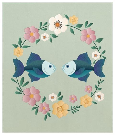 Fish Flower Wallpaper Nature Nice