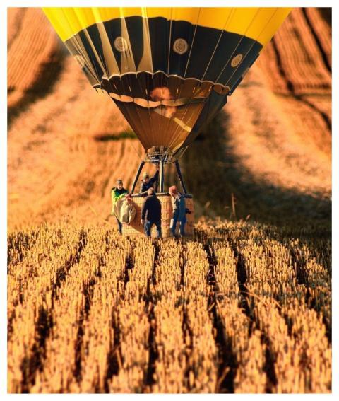 Hot Air Balloon Sunset Gas Balloon Nature