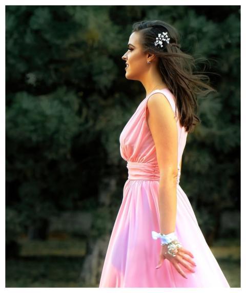 Girl Bridesmaid Dress Pink
