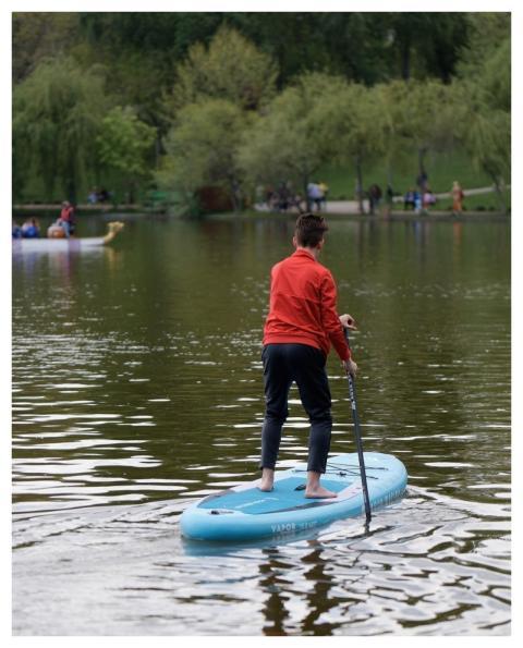 Boy Boat Nature Plastic