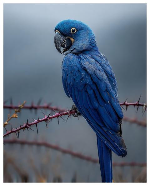 Spixs Macaw Parrot Bird