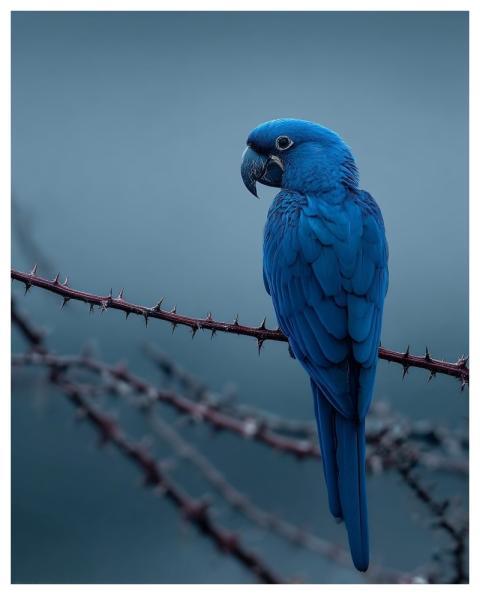 Macaw Parrot Bird Blue