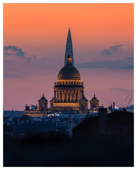 Saint Isaac Cathedral St Petersburg Building Russi