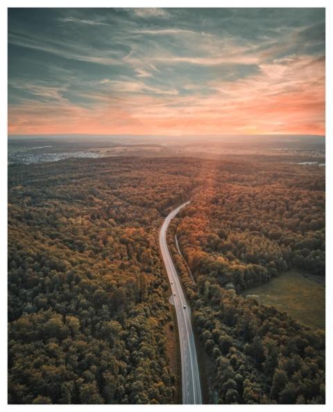 Heaven Road Drone Nature