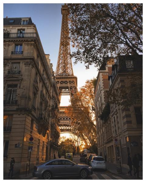 Tower Eiffel Tower Road Phone Wallpaper