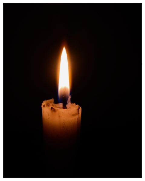 Candle Light Fire Dark