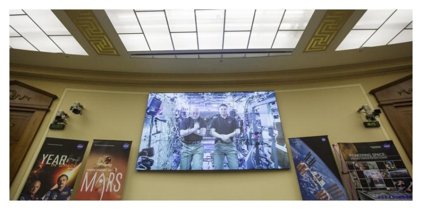 ISS Downlink with House Committee on Science, Spac