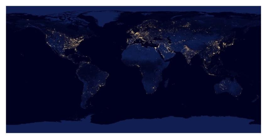 Earth at Night, 2012 (NASA, 4/18/12 - 10/23/12)