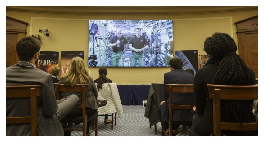 ISS Downlink with House Committee on Science, Spac