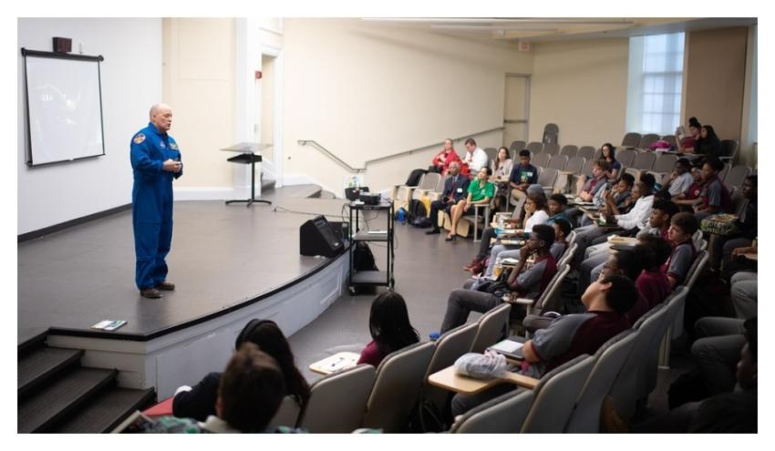 Astronaut Scott Tingle at McKinley Technology High