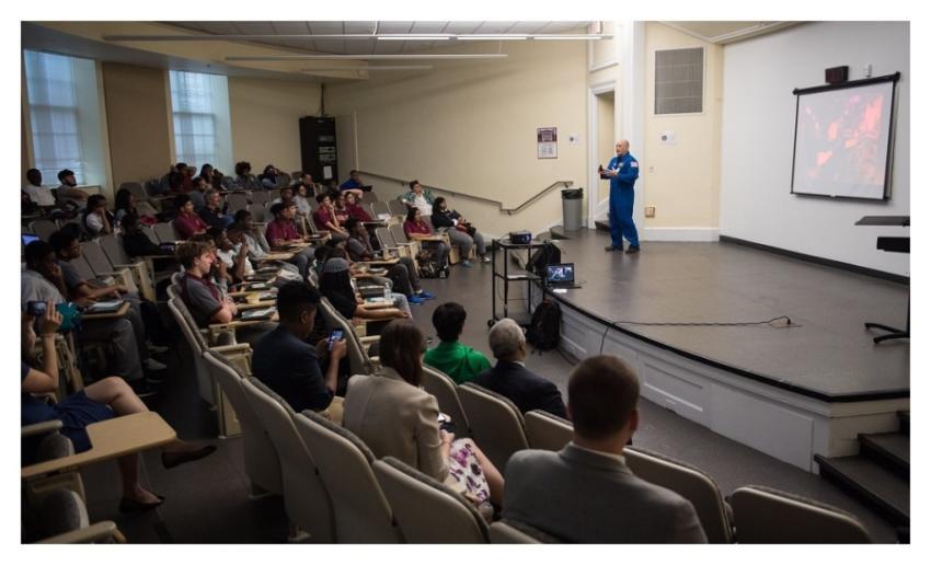 Astronaut Scott Tingle at McKinley Technology High