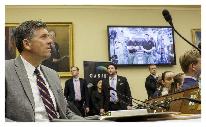 ISS Downlink with House Committee on Science, Spac