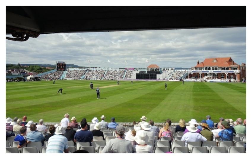 Sport stadium match, cricket game