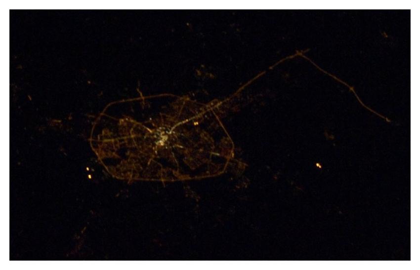 Archive: Minsk at Night (Archive: NASA, Internatio