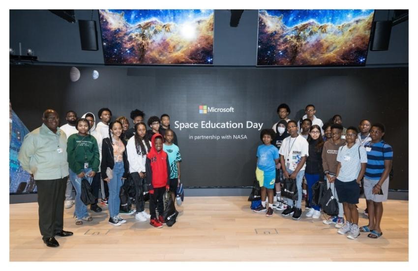 Microsoft and NASA Space Education Day (NHQ2023062