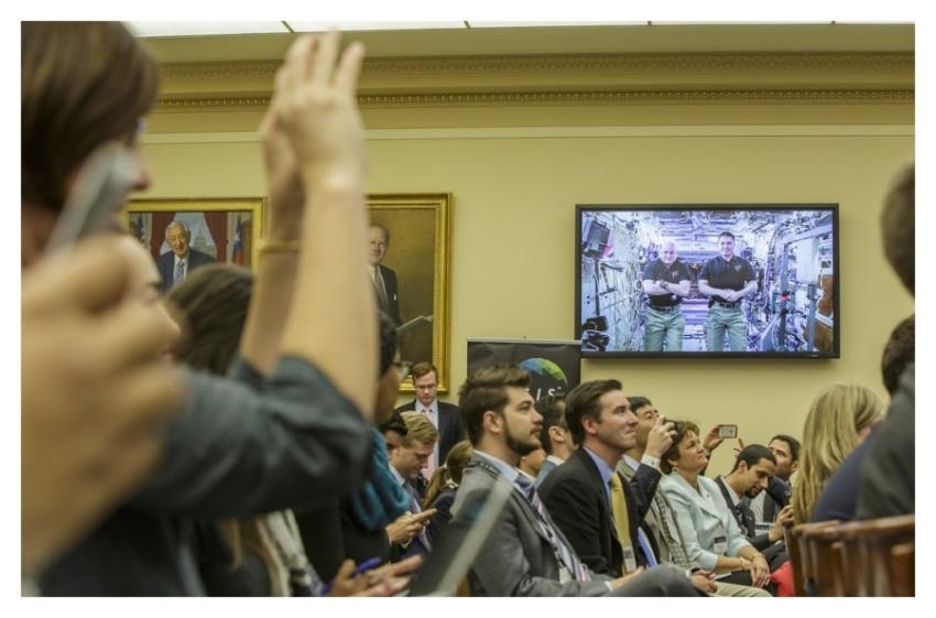ISS Downlink with House Committee on Science, Spac