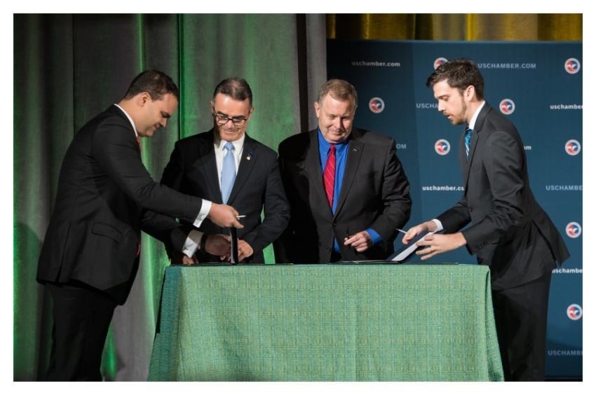 NASA Deputy Administrator Signs Agreement with Bra