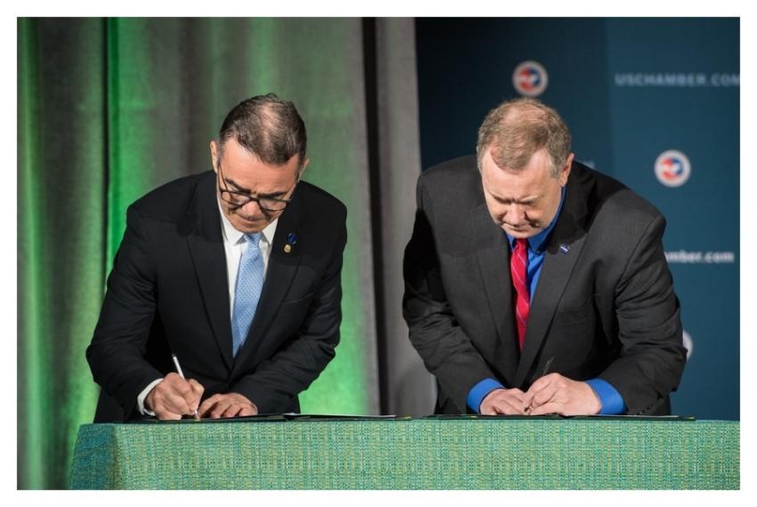 NASA Deputy Administrator Signs Agreement with Bra