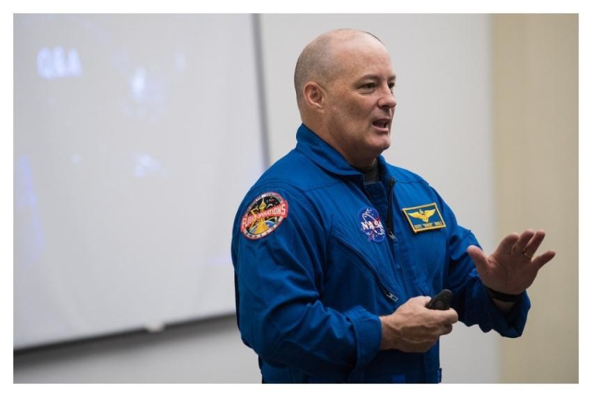 Astronaut Scott Tingle at McKinley Technology High