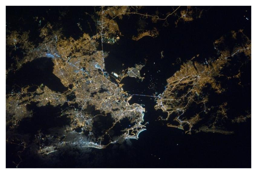 Archive: Rio de Janeiro, Brazil at Night (NASA, In