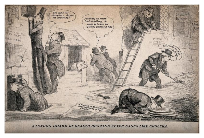 London Board Health searching city