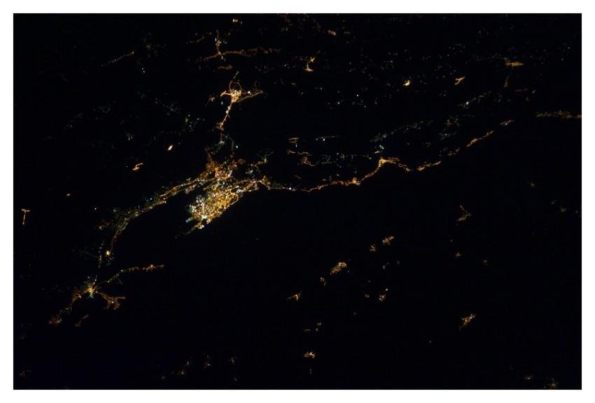 Archive: Split, Croatia at Night (NASA, Internatio