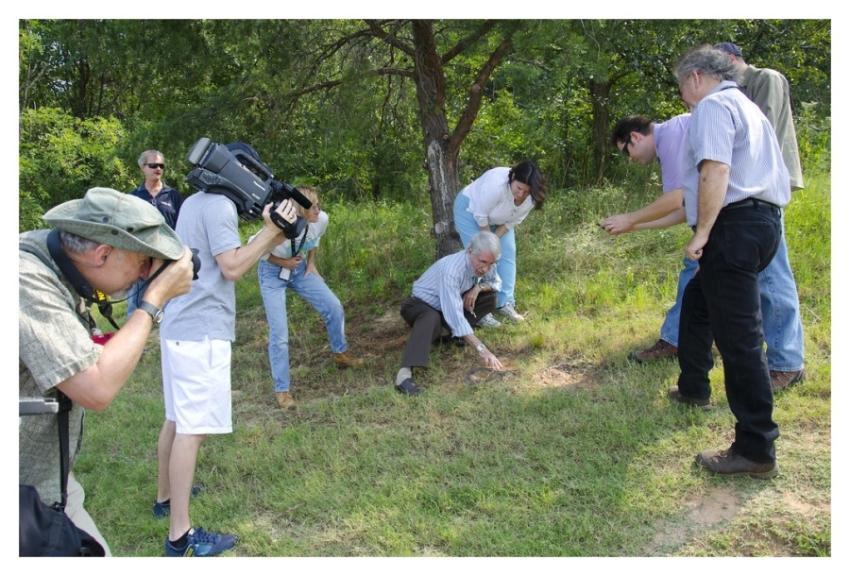 Cretaceous Footprints Found on Goddard Campus