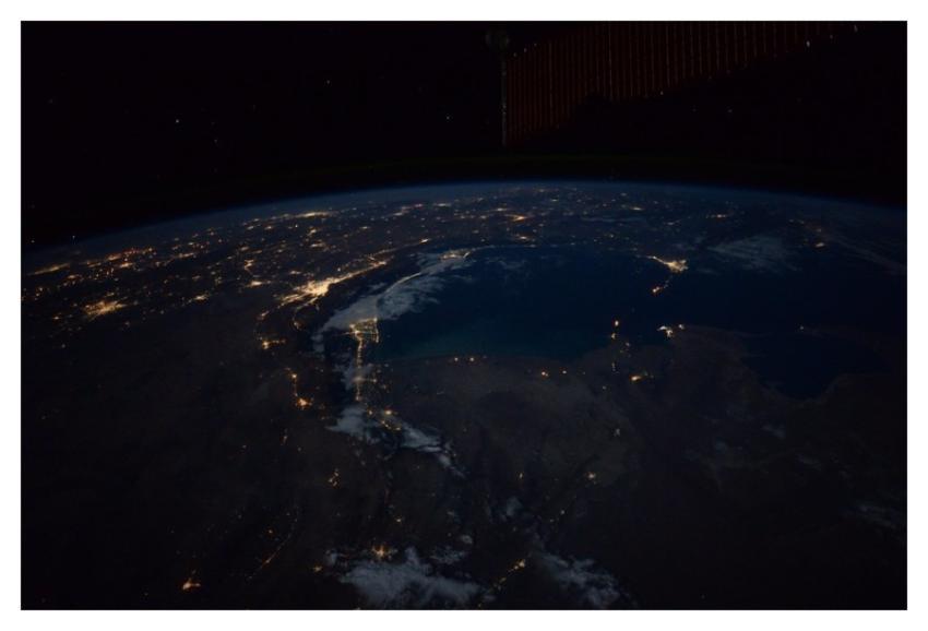 Earth at Night from the ISS