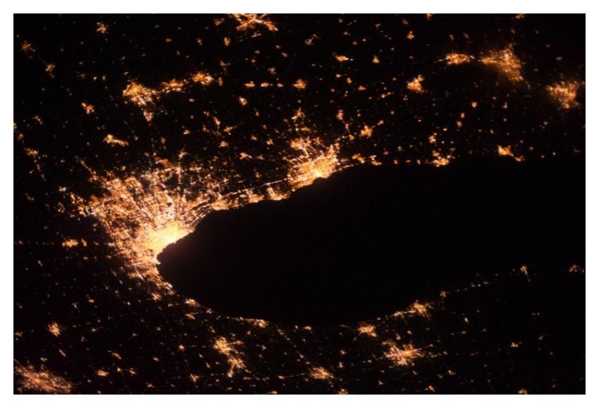 Greater Chicago Area at Night (NASA, International