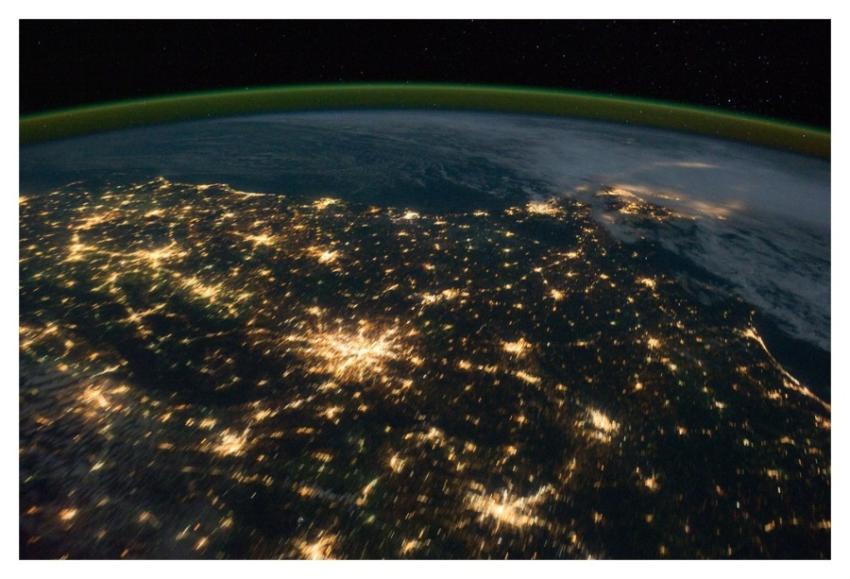 Southeastern U.S. at Night (NASA, International Sp