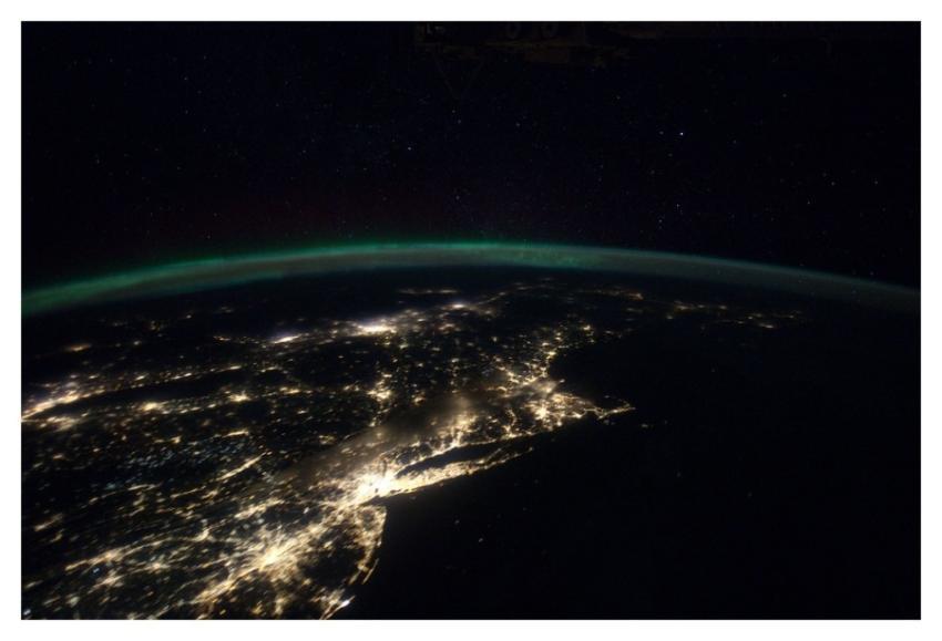 U.S. East Coast at Night (NASA, International Spac