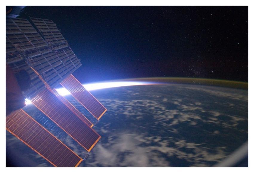 Central Pacific Ocean at Night (NASA, Internationa