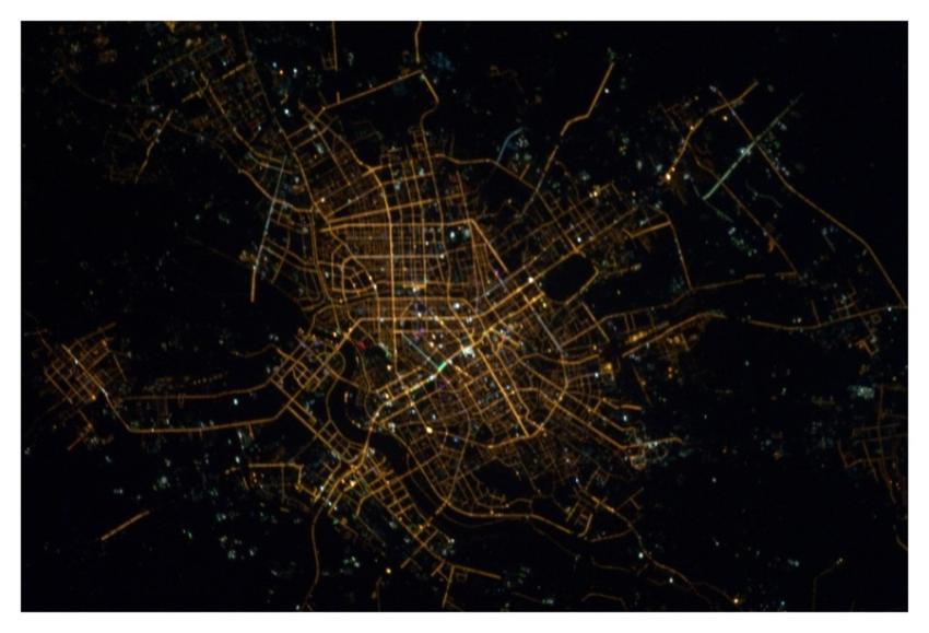 Shenyang and Sujiatun, China at Night (NASA, Inter