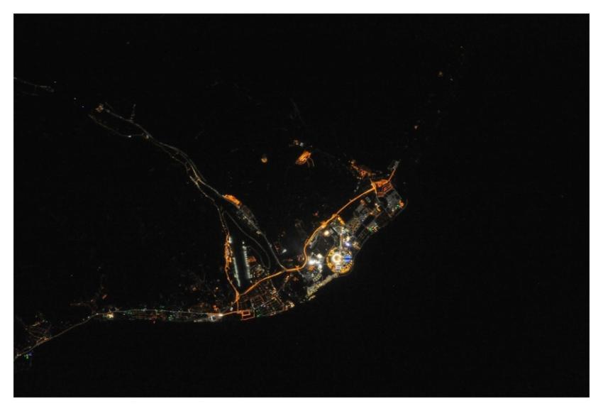 Night View of Sochi During Olympics