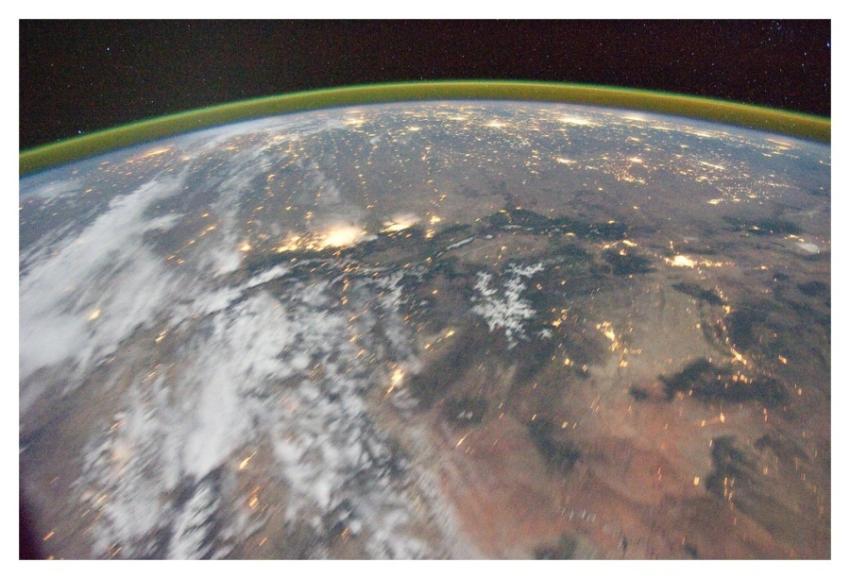 Rocky Mountains/Great Plains at Night (NASA, Inter