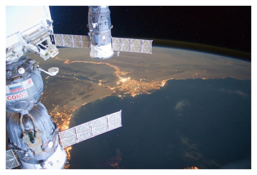 Middle East at Night (NASA, International Space St